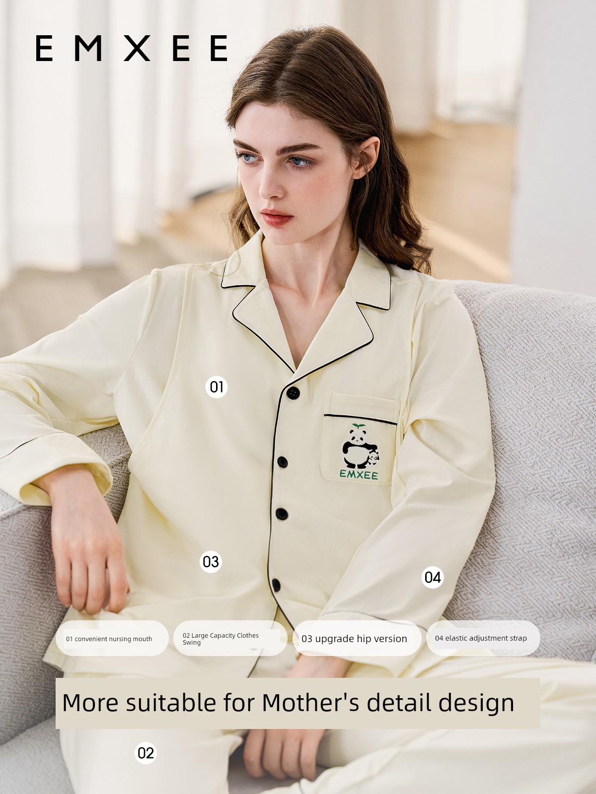 Yunxi Fall and Winter Pure Cotton Maternity Nursing Baby Clothing — 4