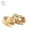 Injection molded hot melt copper nut M2M3 through hole knurled nut earth-eight-shaped embedded copper insert copper flower mother M4M5M6M8