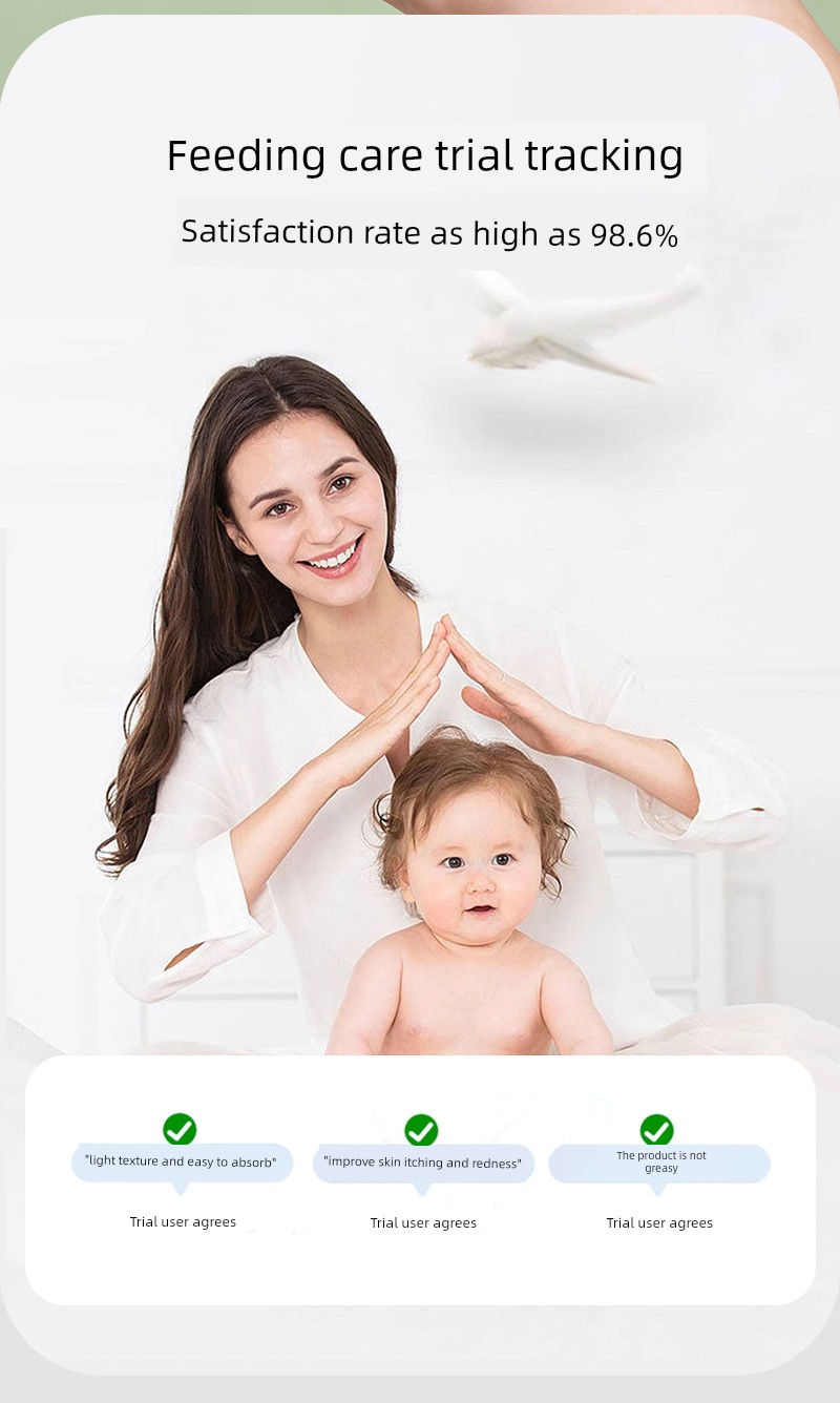 Baolijiaer Mom's Nipple Balm to Relieve Dry and Cracked Nipples for Pregnant Women, Glucan Soothing Balm, Non-Laminol Balm — 10