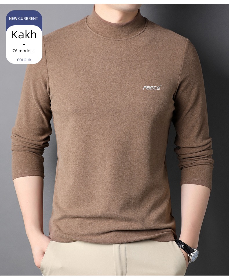 Romon man keep warm Undershirt Sweater Long sleeve T-shirt