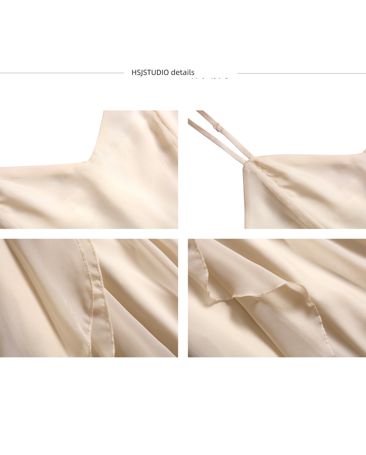 Super heavy industry fairy camisole Big skirt