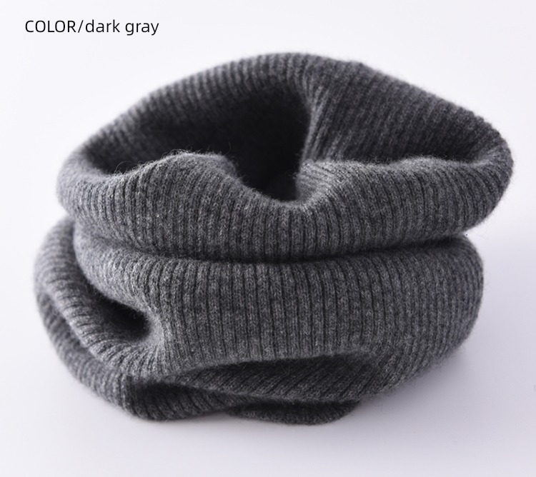 Pure cashmere winter thickening Versatile Cervical spine protection scarf