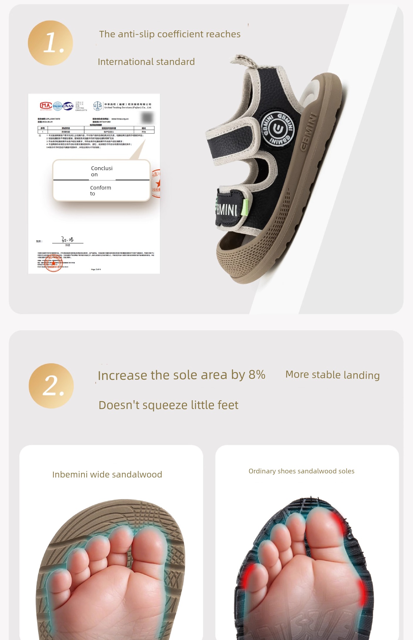 Yingbeimini Baby Sandals for Boys, Summer Toddler Shoes, Infant Walking Shoes with Soft Soles, Breathable Children's Shoes — 11