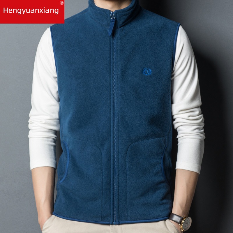 hyz  Sleeveless waistcoat Fleece Autumn and winter Vest