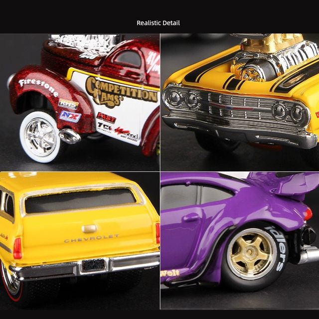Meichitu Q car AE86 1 64 muscle car model Mustang Shelby Chevrolet alloy car toy car