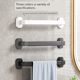 Bathroom towel rack back door slippers toilet towel storage rack without punching toilet multi-function towel rod for household use
