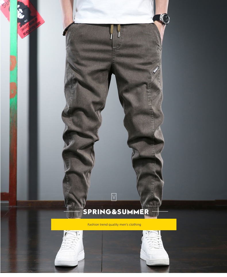 Spring and Autumn solar system Straight cylinder easy man Jeans