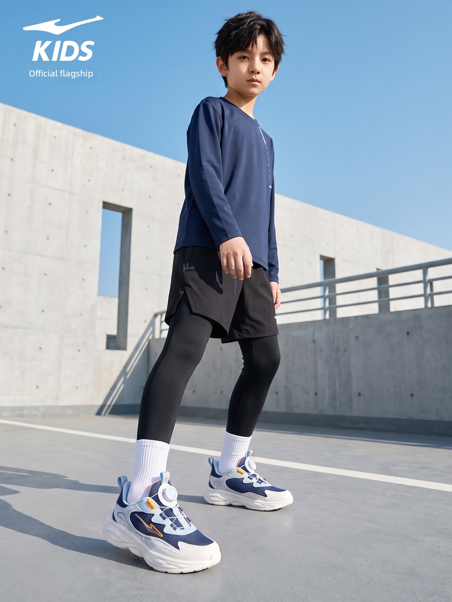 Ling Yue 3 | Hongxing Erke Kidsren's Shoes, Kidsren's Sports Shoes, Autum Mesh Youth Running Shoes, Boys' New Shoes — 3
