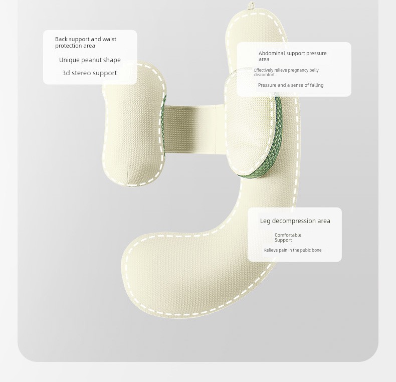 Babycare Sleeping Pillow Special U-Shaped Waist Support for Pregnancy — 9