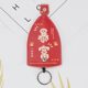 Key bag pull-out electric car key leather case key chain protective case key bag women's cute storage hand hold