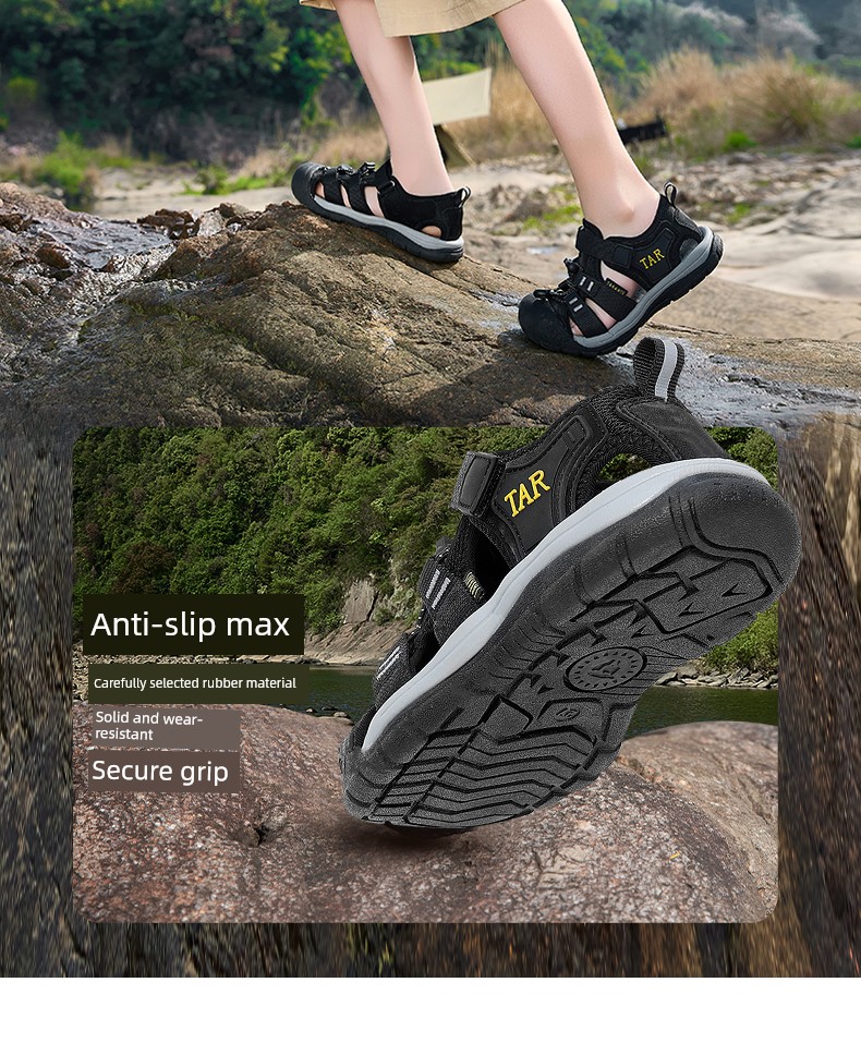 Tyrannis New Summer Sandals for Children, Outdoor Sports Shoes for Boys, Breathable Non-Slip Shoes for Girls, Water Shoes for Girls — 10