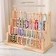 Solid wood bracelet display stand Buddhist beads bracelet stand watch jewelry jewelry hanger hair ring head rope storage