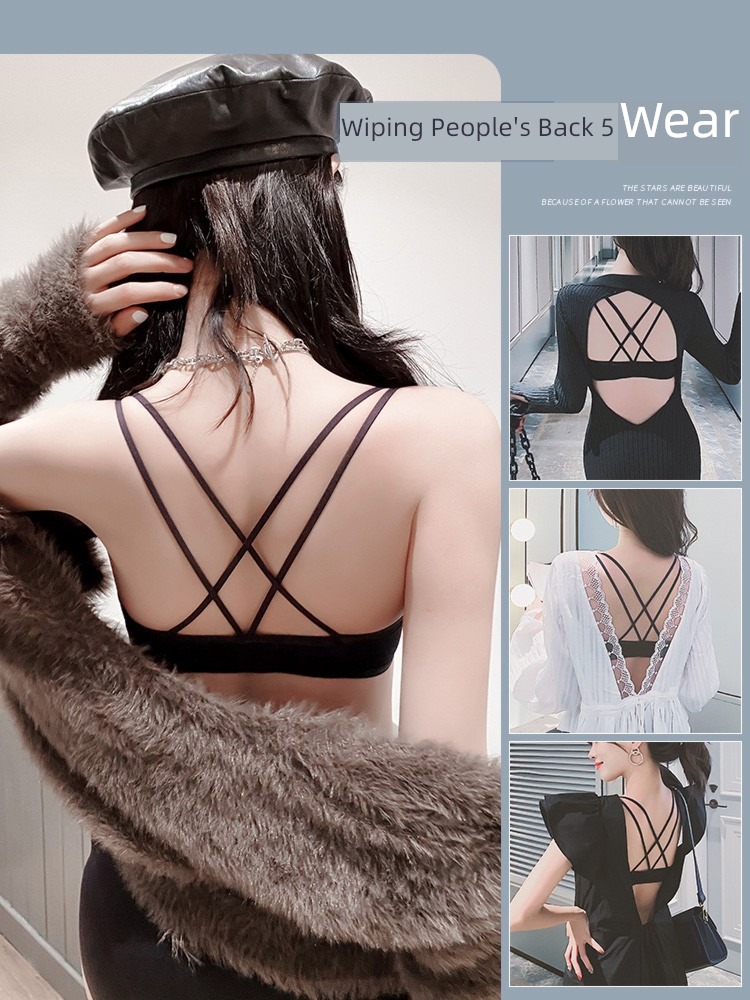Japan Front buckle Gather together Wireless  Upper support sexy Bras