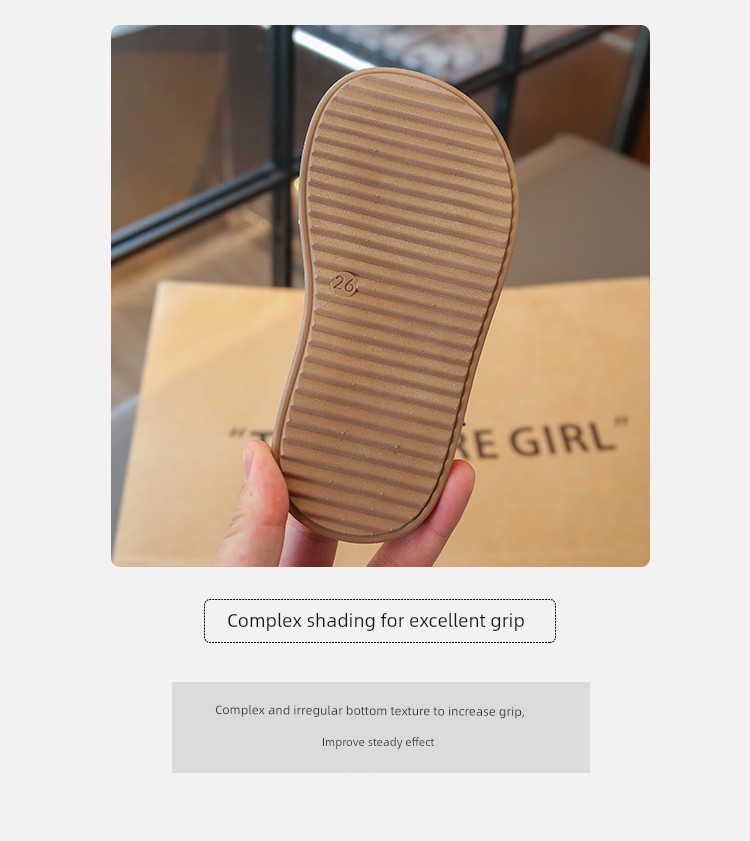 Girls' Princess Sandals 2026 New Summer Fashionable Casual Thick-Soled Soft-Soled Beach Shoes for Children and Older Girls — 5