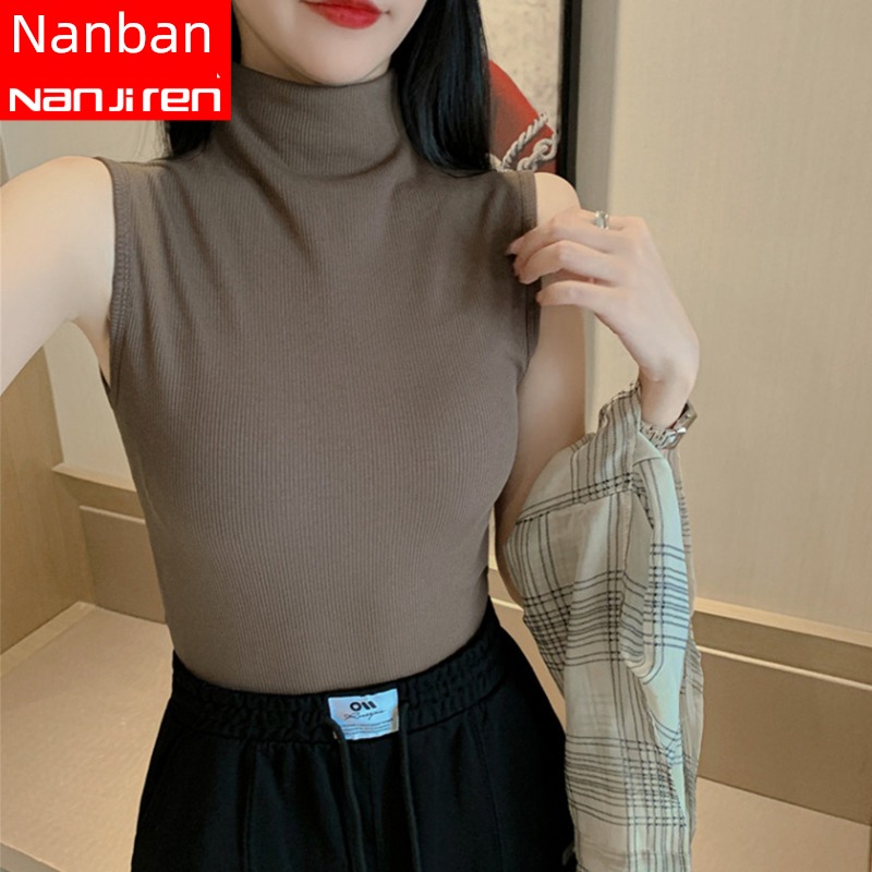 keep warm Underwear Sleeveless T-shirt With chest pad Undershirt