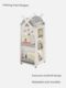 Manlong Windmill Children's Bookshelf Home Storage Rotary Picture Bookshelf Baby Reading Toy Storage Shelf