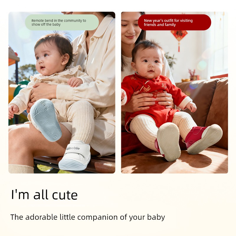 Jinopu Functional Shoes 2026 Spring New Baby Shoes for Boys and Girls, Infant and Toddler Shoes Gbt021