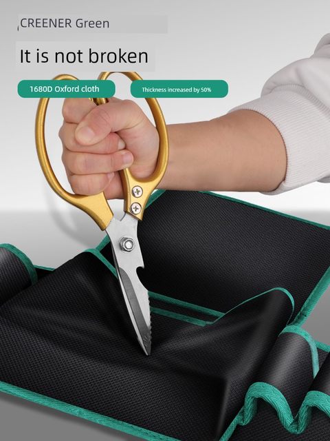 Green Forest Tools and Waist Bag Electrician Sturdy, Durable, Portable, Small Storage and Repair Wear-resistant Multi-function Bag Hanging Special