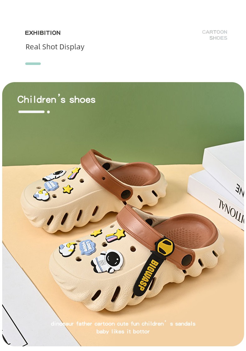 Bumblebee Boy Sandals Summer Children's Hole Shoes — 6