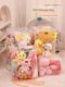 Doll storage bag transparent plush toy finishing artifact cloth doll zipper dustproof bag large capacity