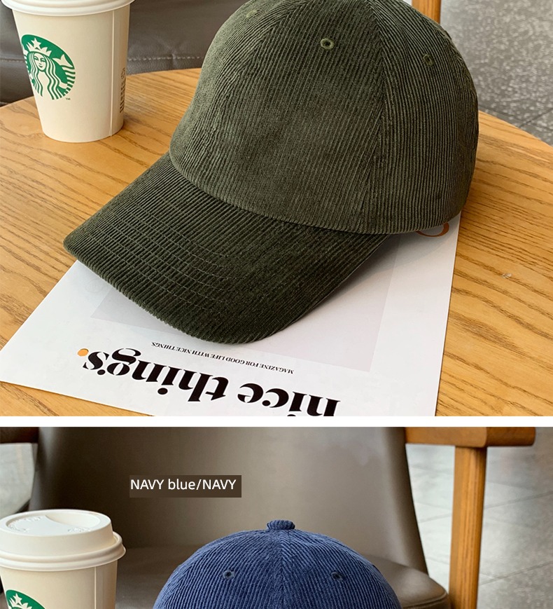 Hu stubble uncle self-control winter face without makeup Soft roof Baseball cap