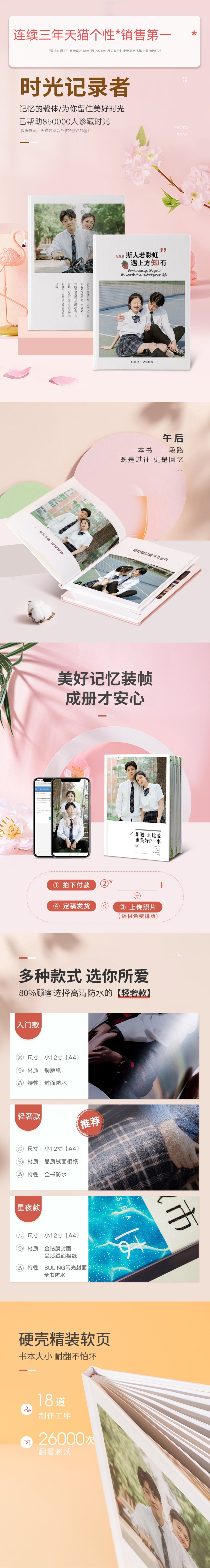 Photo book customized Photo album Memorial album lovers diy wash do become Printing Book make manual Photo gift