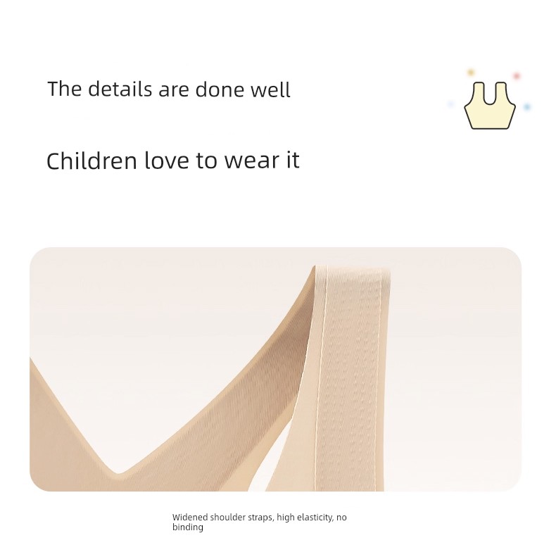 Girls' Underwear for the Developmental Stage, Elementary School Girls, Older Children, Stage One, 10-Year-Old Children's Camisole, Young Girl's Bra — 10