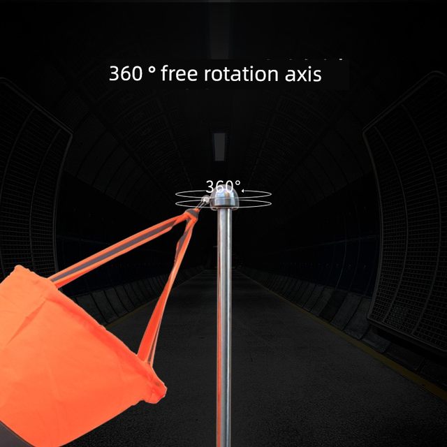 Meteorological wind direction bag durable luminous reflective fluorescent oil and gas chemical enterprise wind direction measurement wind bag outdoor anemometer