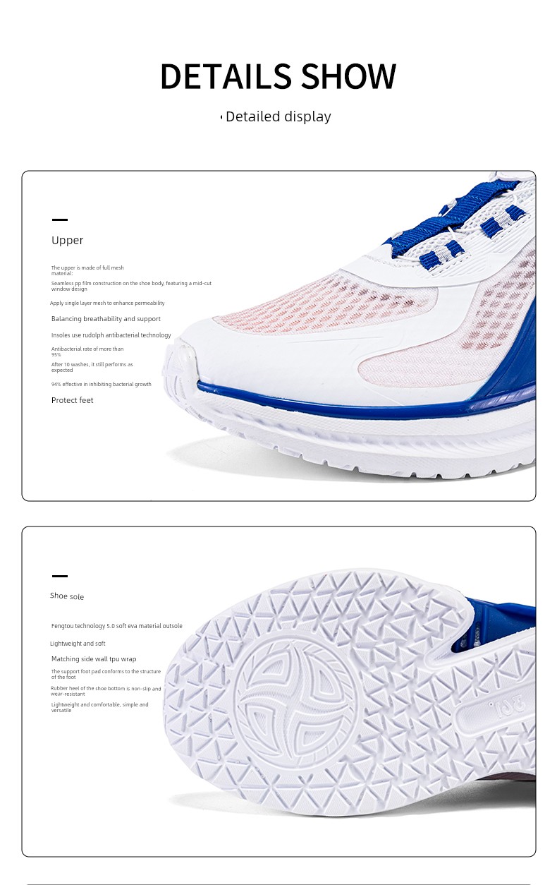 Wind Permeability 6 | 361 Kidsren's Shoes, Kidsren's Sports Shoes, Boys' Running Shoes, Summer New Mesh Breathable Mesh Shoes, Boys' Shoes — 41