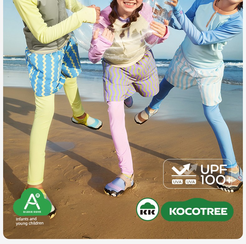 Kk Tree Children's Swimwear Boys' Long-Sleeve Long-Pants Baby Two-Piece Swimsuit Girls' Swimwear Beach Sun Protection Summer — 10