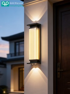 Solar-Powered Outdoor Waterproof Wall Lights for Courtyard Villas, Landscape Courtyard Gate Lights, and Fence Lights