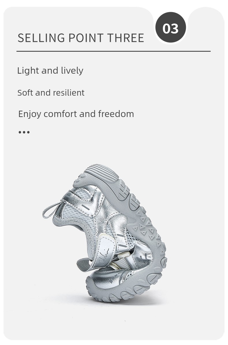 Shachi Children's Shoes Girls' Sports Shoes 2026 Summer New Non-Slip Breathable Sandals Thin Shoes Kidsren's Sports Shoes — 7