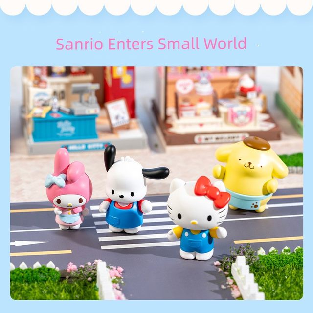 Rolife Ruole Sanrio Family Cute Store Manager Series DIY Lodge Mini Mini Model Children's Building Blocks