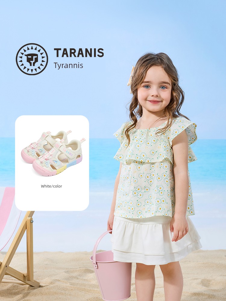 Tyrannis Children's Shoes 218 New Summer Outdoor Beach Sandals for Girls, Toddler Shoes, Sweet Girls' Shoes