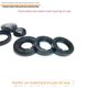 Electric motorcycle tricycle front wheel bearing dustproof water seal rear wheel motor bearing oil seal waterproof oil seal