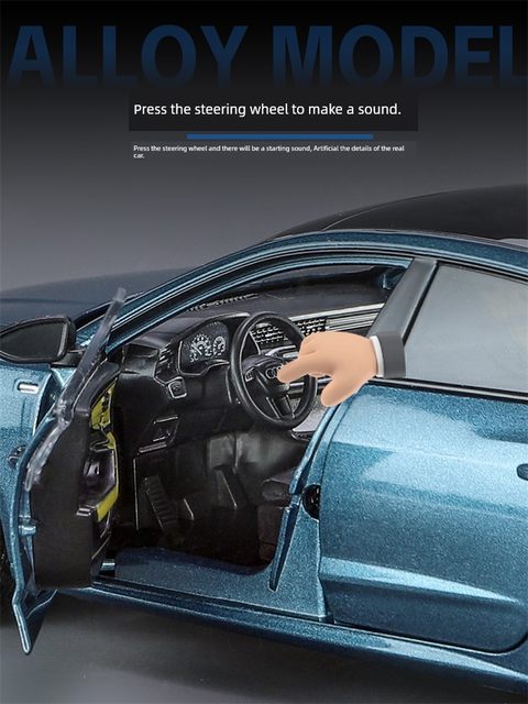 New large Audi A7 alloy car model steering shock absorbing simulation car model collection ornament boy toy car