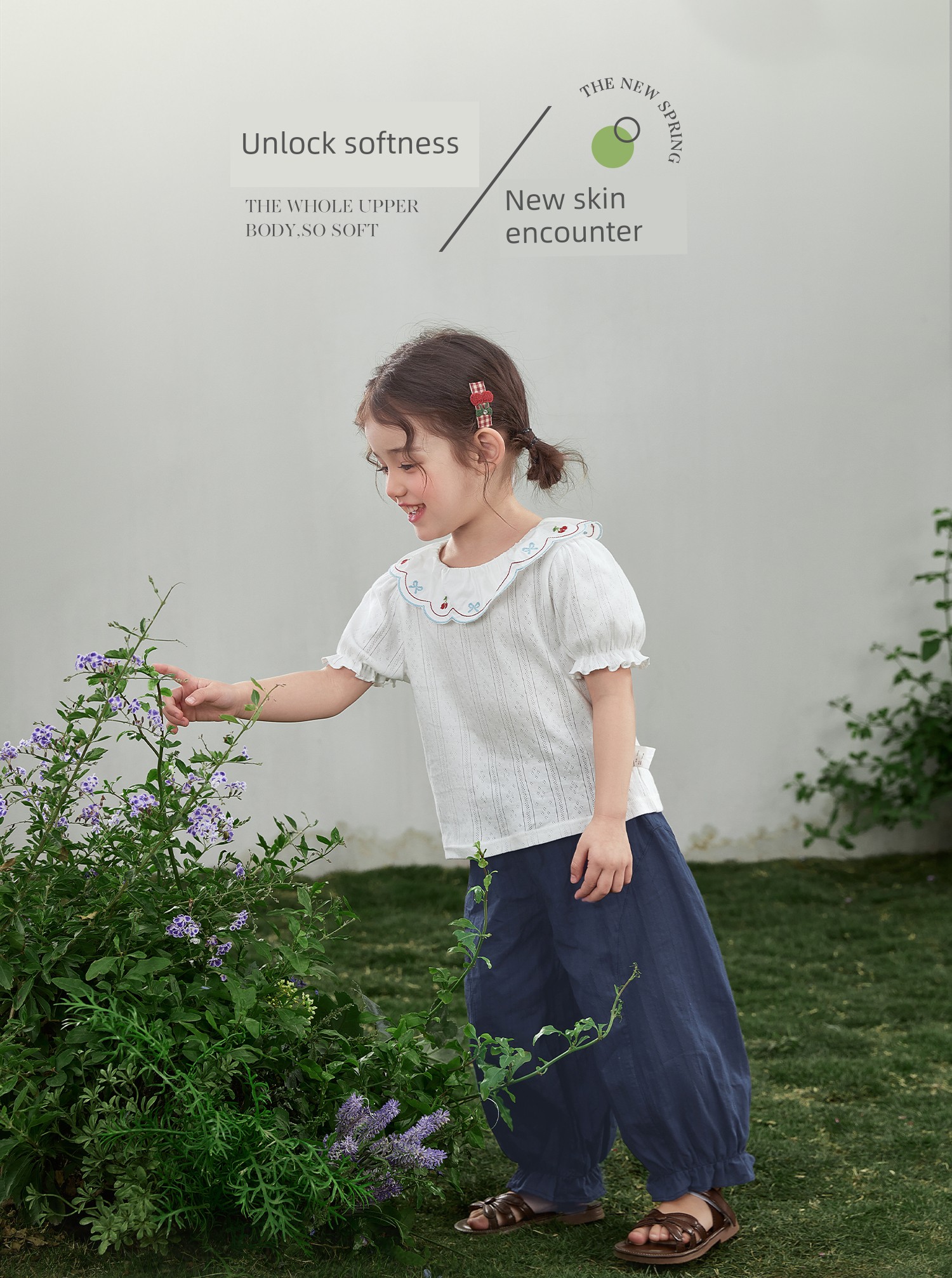 Jellybaby Girls' Pants Summer Thin Style 2026 New Casual Long Pants for Small Children Loose Baby Anti-Mosquito Pants — 16