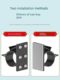 Punch-free water pipe hose clamp line clamp gas pipe fixer wall snap buckle self-adhesive sewer pipe fixing clip