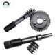 Taiwan turret milling machine accessories machine head left and right swing head worm inclination screw C1 turbine B186 189 gear