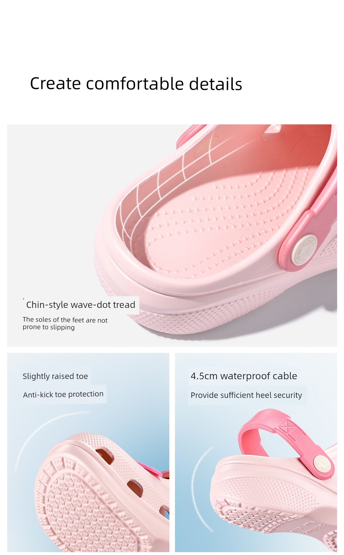 Happy Mary Outdoor Children's Sandals for Girls, Summer Soft Beach Shoes, Boys' Slippers for Older Kids — 11