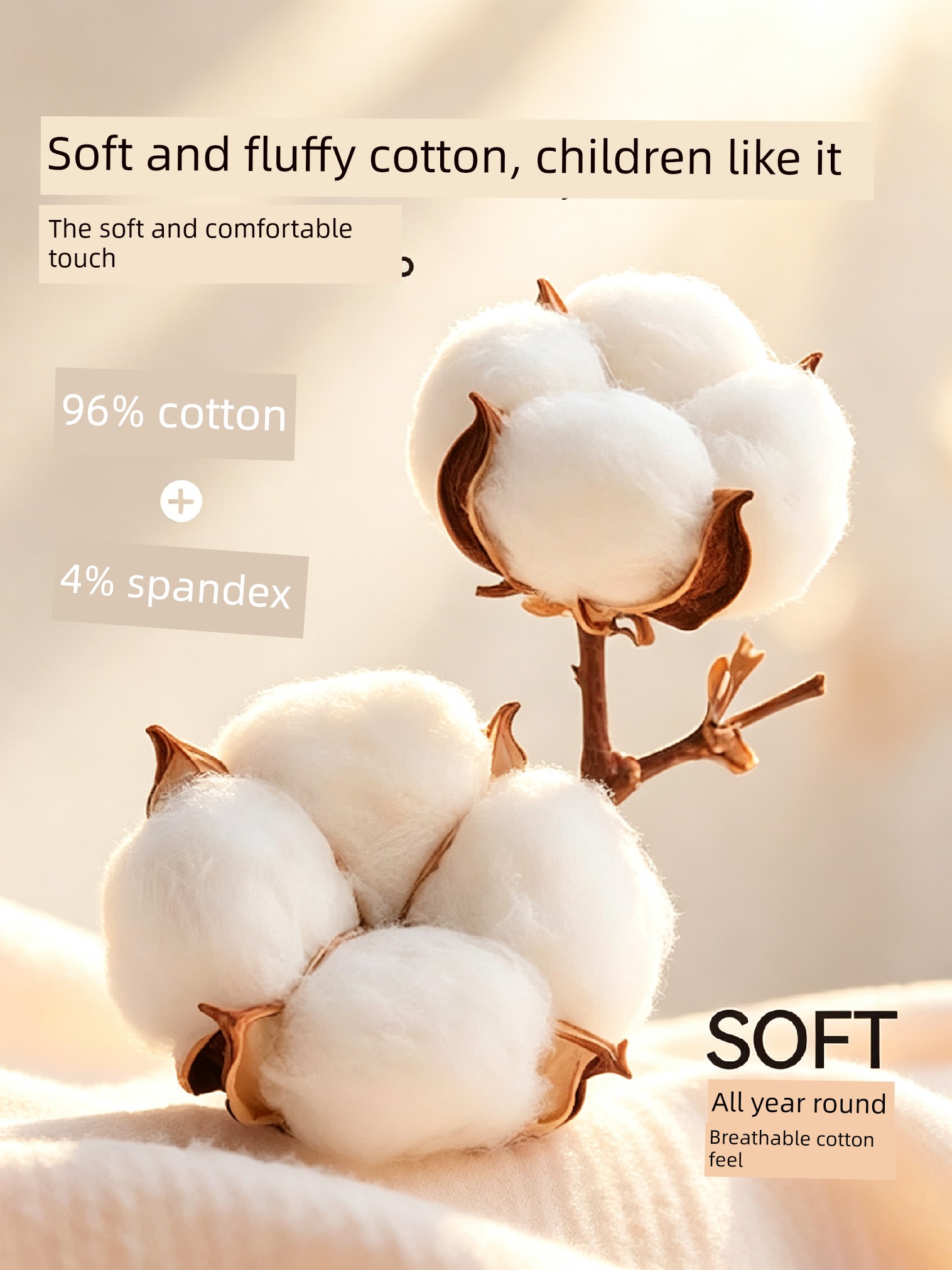Girls' High-Waisted Underwear, Children's Pure Cotton A-Class Briefs for Girls, Suitable for Older Children in Their Developmental Period, Students, — 3