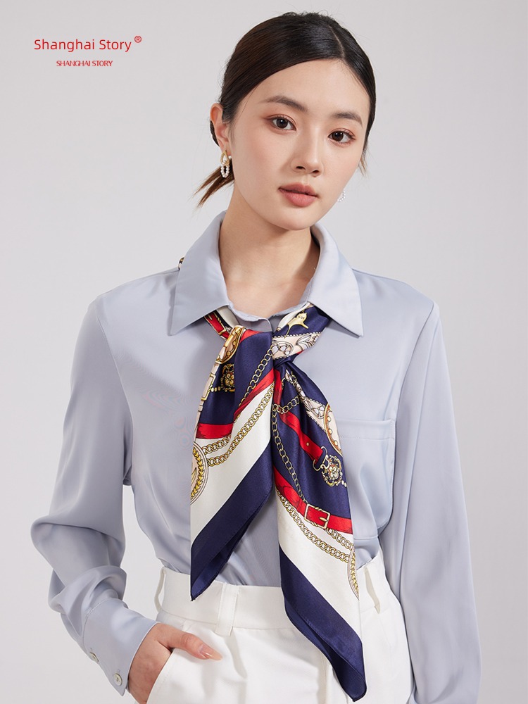 Shanghai Story Mom's money gift Send the teacher female real silk