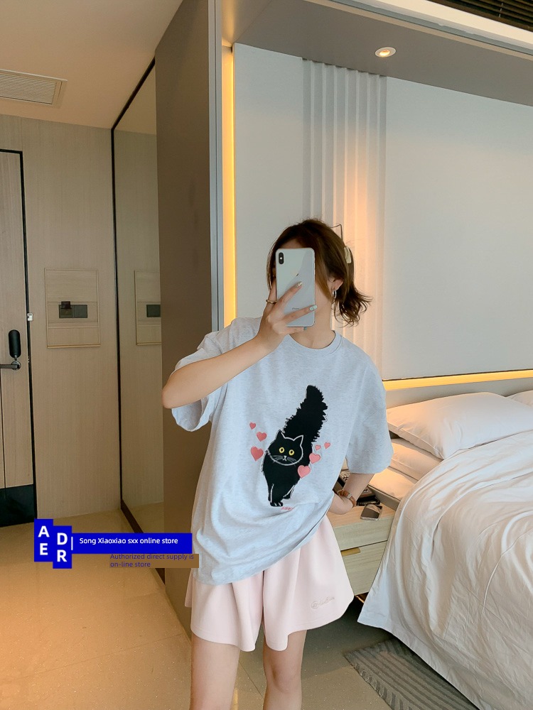 ader   error ma'am easy Korean version Minority Short sleeve