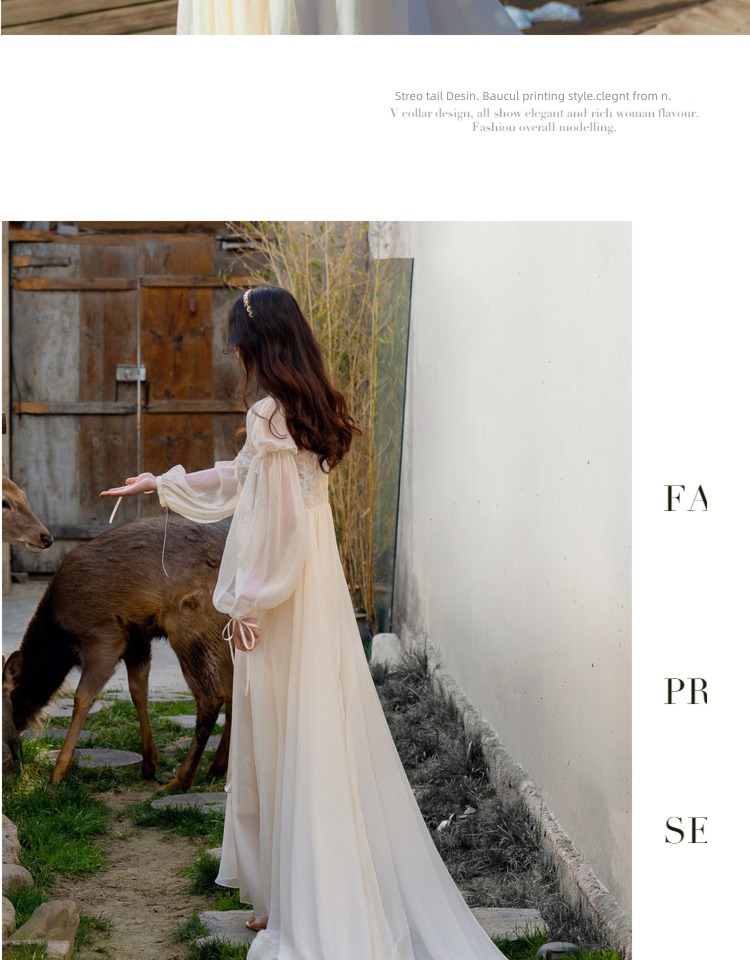 Morning Robe bride wedding Cardigan fairy Trailing Lace