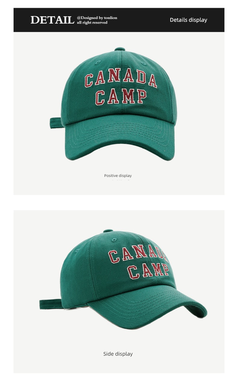 Tang Shi Show a small face cap Show thin Baseball cap female summer peaked cap male sunshade letter Sun hat Embroidery spring