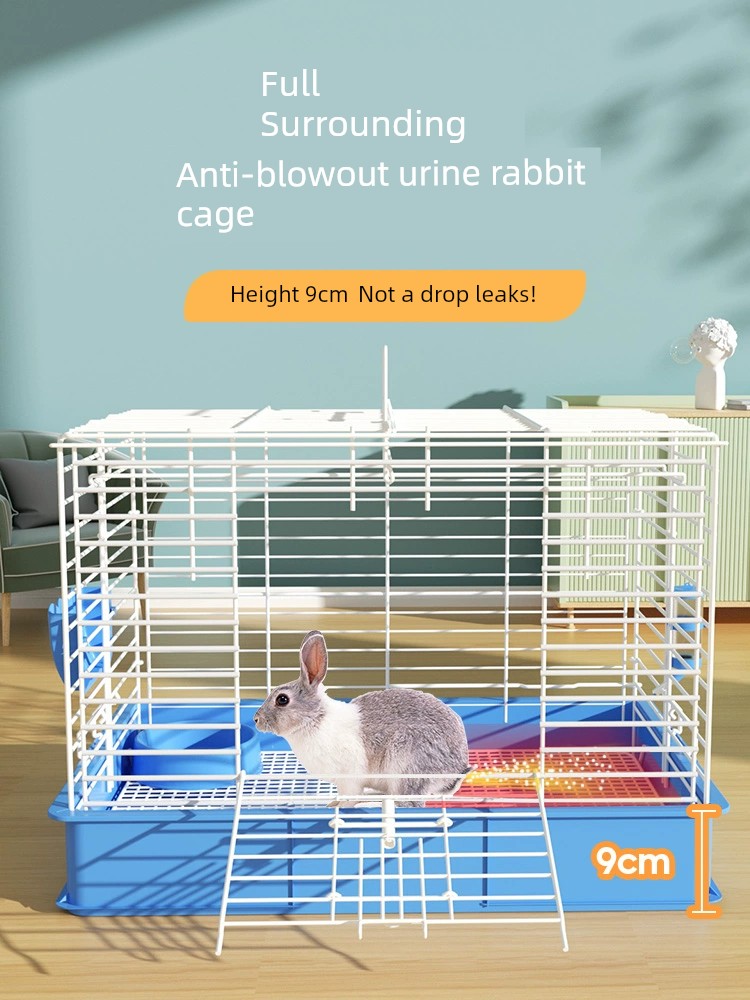 兔籠防噴尿荷蘭豬豚鼠自動清糞室內外專用大號兔子籠子家用寵物窩
