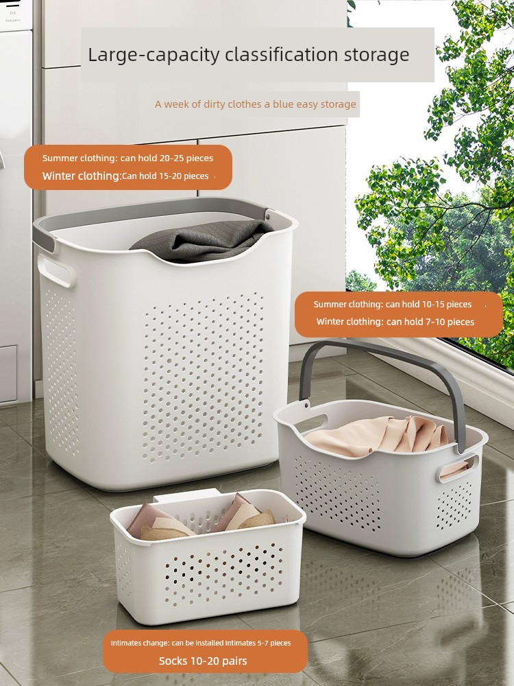 Youqin Bathroom Basket Bathroom Bath Dirty Clothes Basket