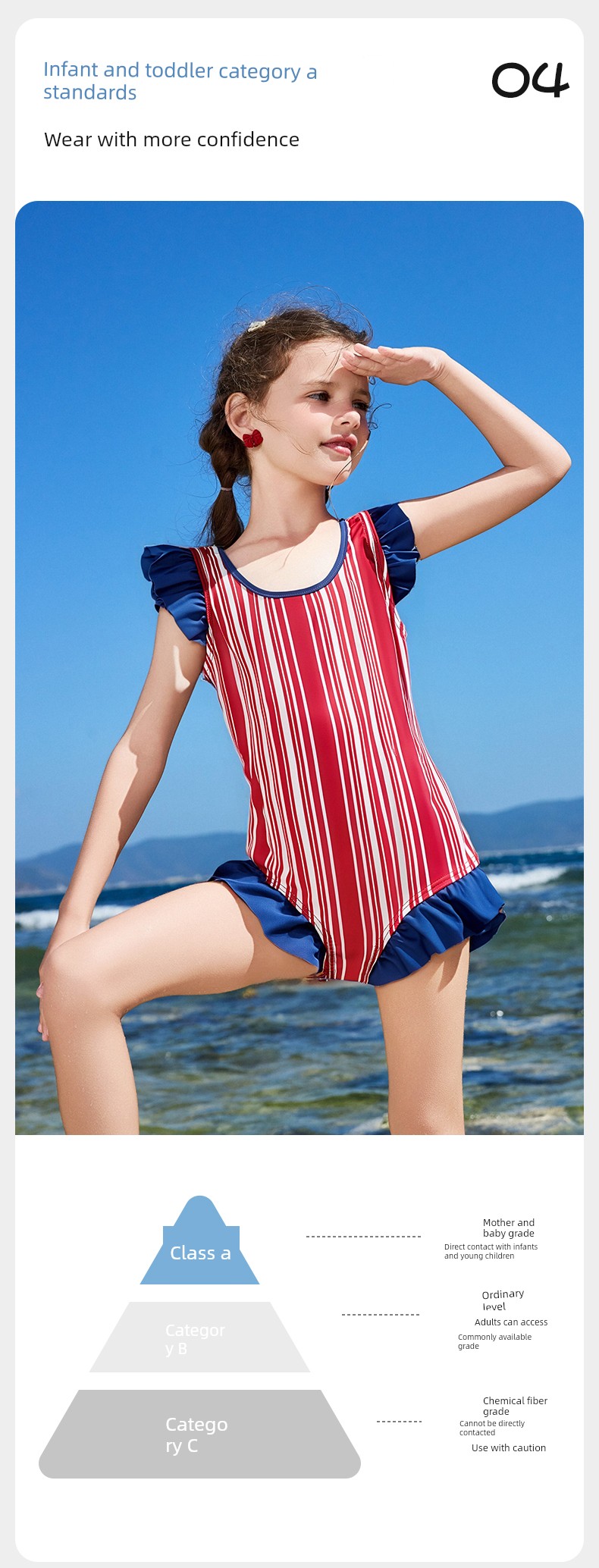 Ask Kidsren's One-Piece Swimsuit 2026 Summer New Style Little Girl's Quick-Drying Sun Protection Baby Swimsuit — 9