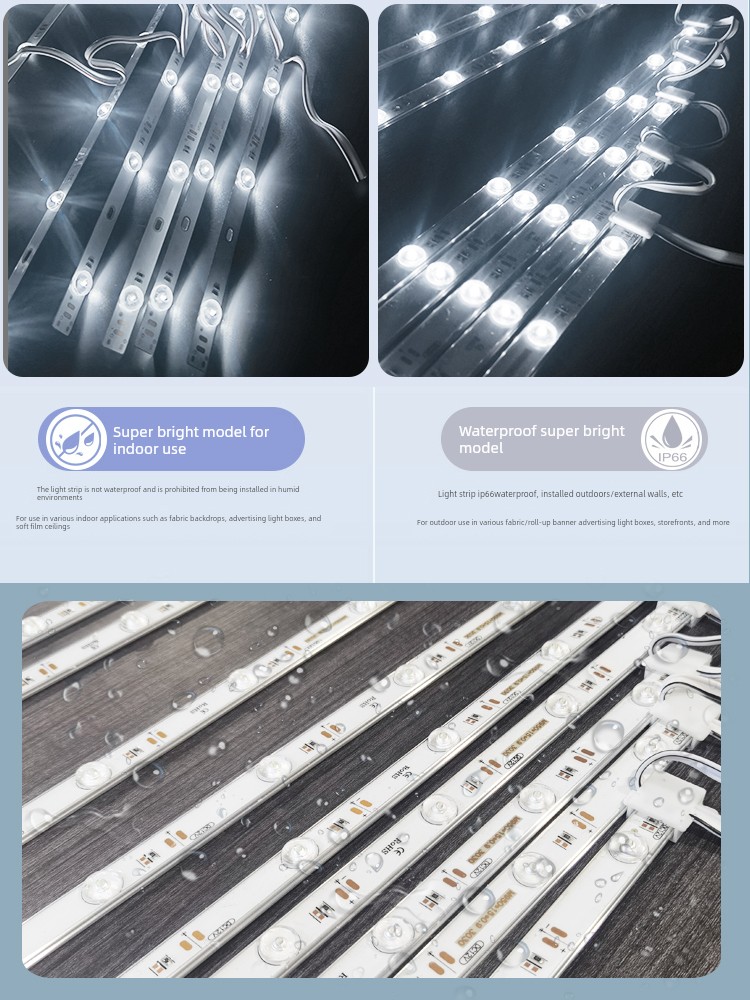 Diffuse Reflection Light Strip 3030 Soft Film Light Box Fabric Advertising Ceiling High Brightness Led Strip 12V Dedicated Light Source
