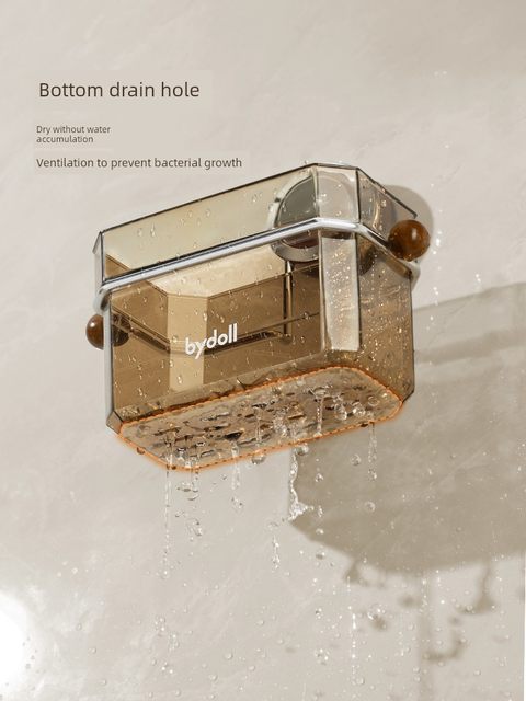 Suction cup discarded secondary face towel storage box wall-mounted toilet bathroom toilet sink bathroom face towel storage rack